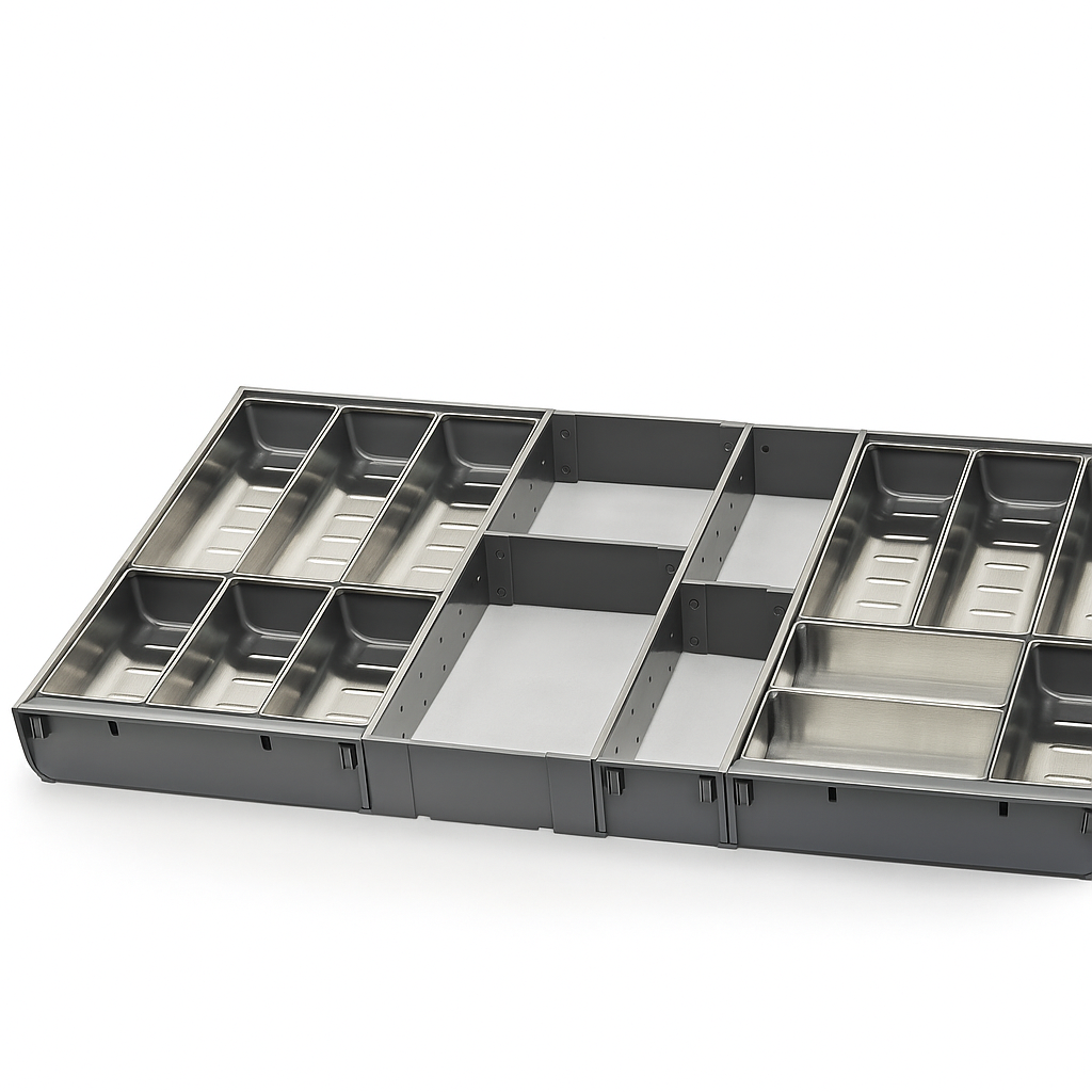 4ff43a6e-4ecc-4f58-8b61-05527ed894af جای قاشق و چنگال داخل کشو استیل ملونی کد(9016) - Image 1