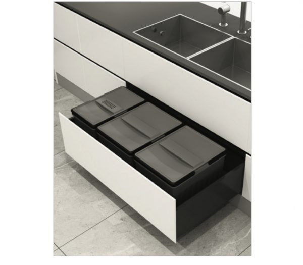 سطل 3 قلو مدل Easy Fit ملونی کد(9038) - تصویر 1